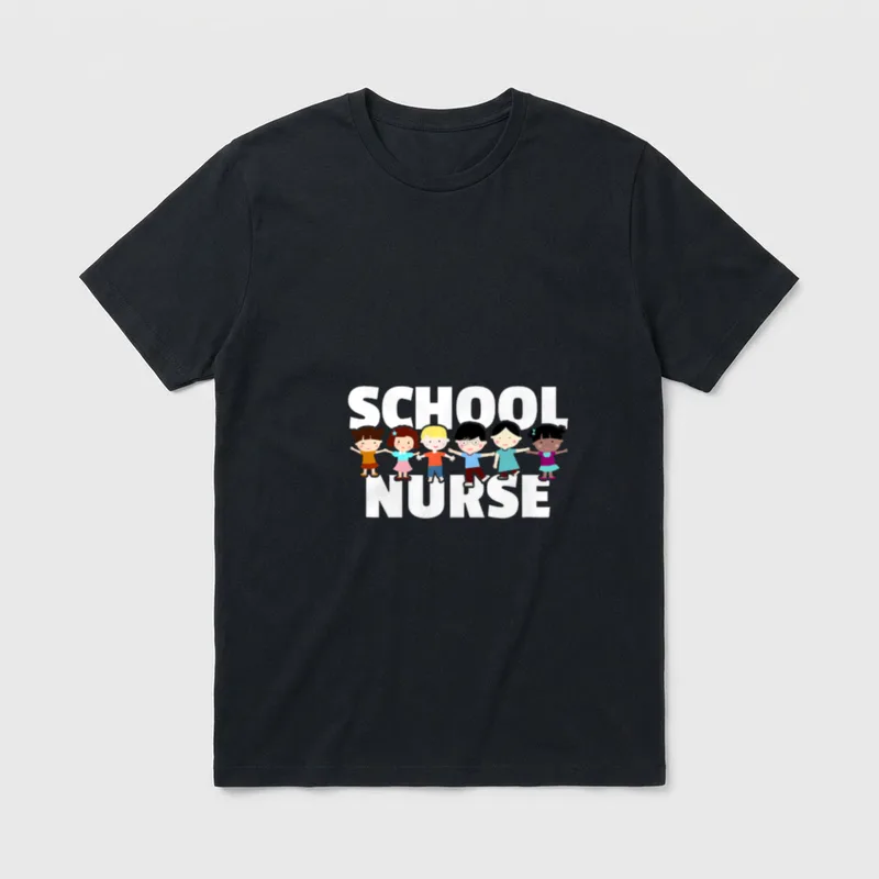 Elementary School Nurse RN LPN T-Shirt – Classic T-Shirt in Black
