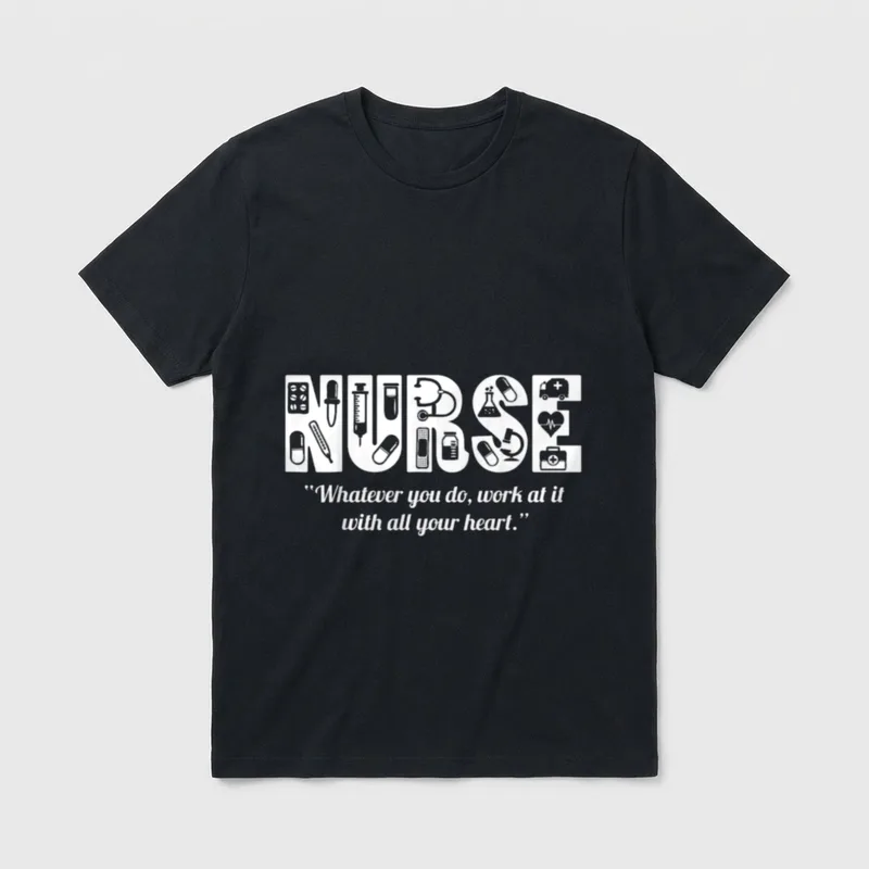 RN LVN NP Nurse Practitione Cool T-Shirt – Classic T-Shirt in Black
