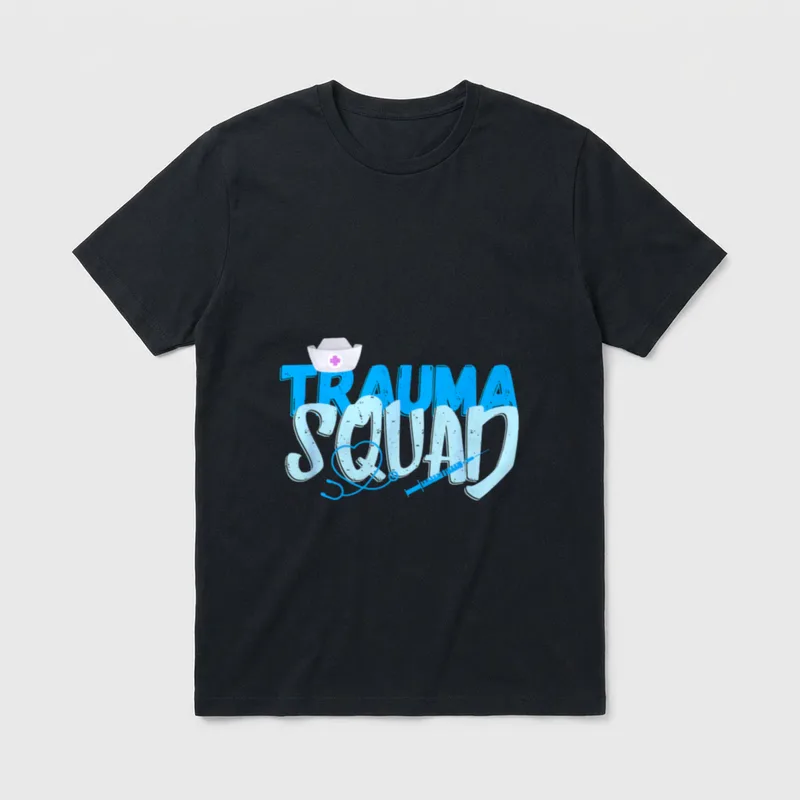 Trauma Nurse Medical Squad Nursing T-Shirt – Classic T-Shirt in Black