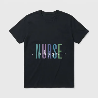 OBGYN Nurse Practitioner Nursing Obstetrics T-Shirt – Classic T-Shirt in Black