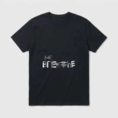 Breathe Respiratory Therapist RT Nurse Nursing T-Shirt – Classic T-Shirt in Black