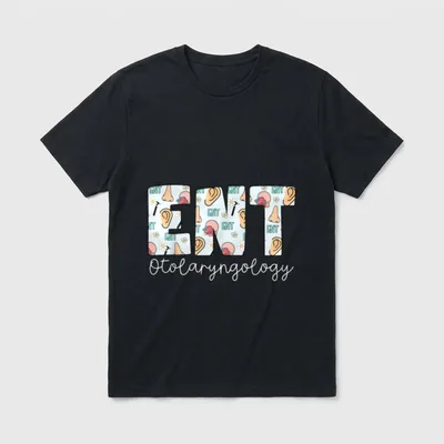 ENT Nurse Otolaryngology Ear Nose Throat T-Shirt – Classic T-Shirt in Black