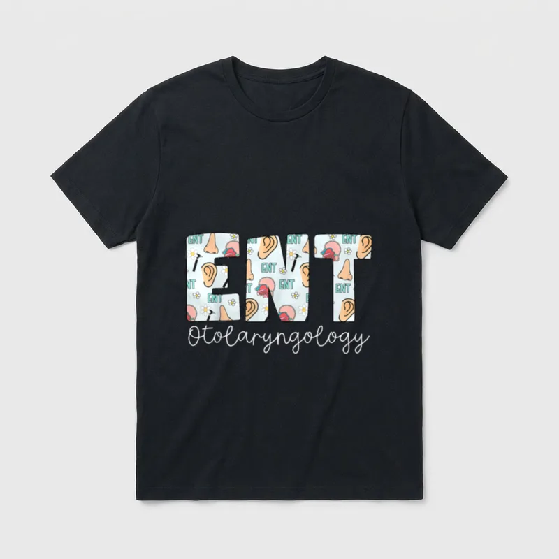 ENT Nurse Otolaryngology Ear Nose Throat T-Shirt – Classic T-Shirt in Black