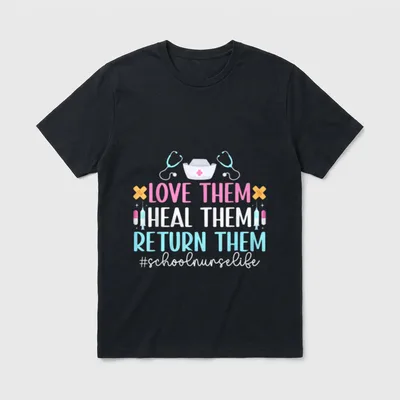 School Nurse Life Nursing Appreciation T-Shirt – Classic T-Shirt in Black