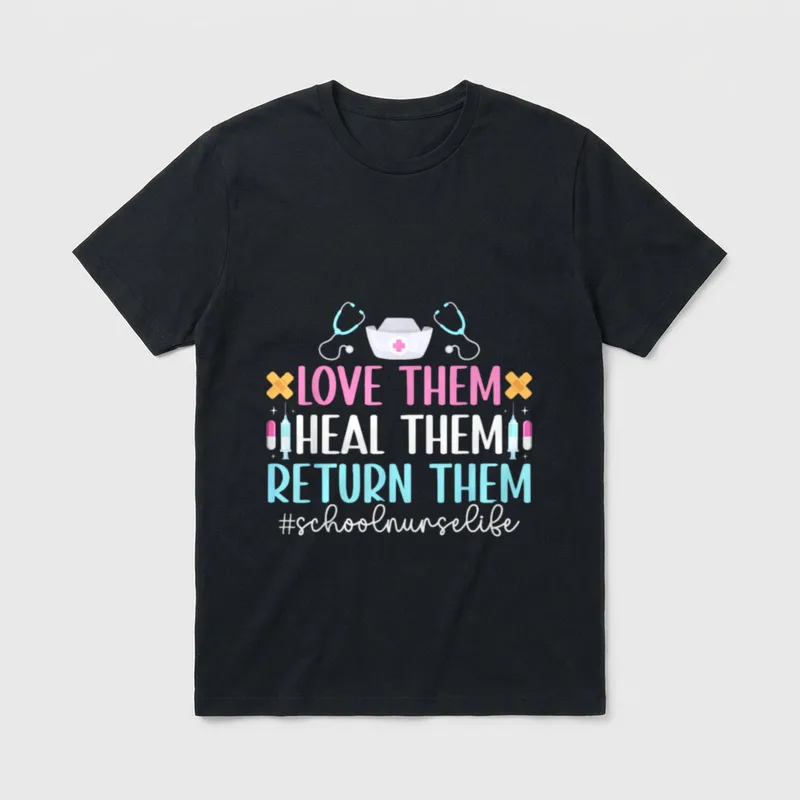 School Nurse Life Nursing Appreciation T-Shirt – Classic T-Shirt in Black