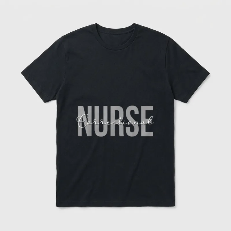 Correctional Nurse Nursing Corrections Awesome T-Shirt – Classic T-Shirt in Black