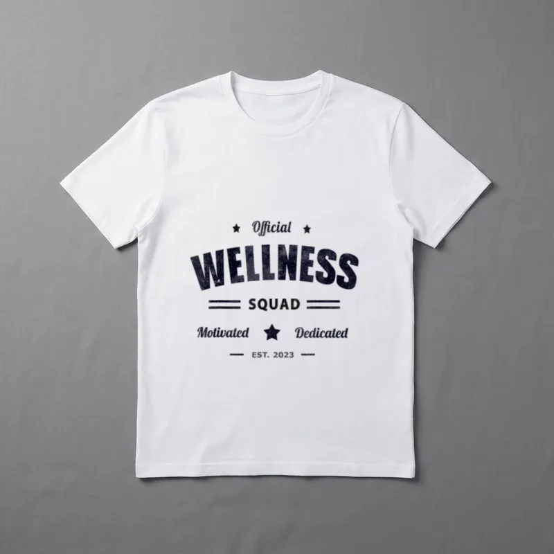 E Crew Health Trainer Coach Nurse T-Shirt – Official WELLNESS SQUAD Motivated Dedicated EST. 2023 – Classic T-Shirt in Black