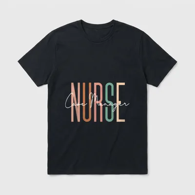 Nurse Case Manager Nursing Management Registered T-Shirt – Classic T-Shirt in Black