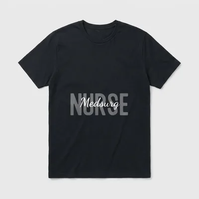 Med Surg Nurse Department T-Shirt – Classic T-Shirt in Black