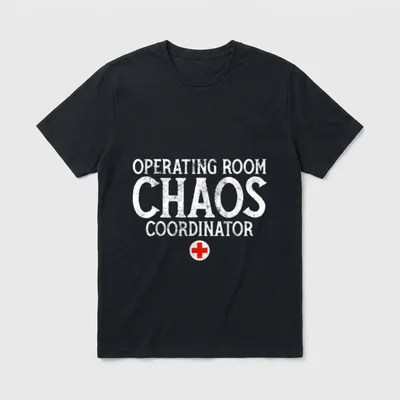Operating Room Nurse Nursing Medical T-Shirt – Classic T-Shirt in Black