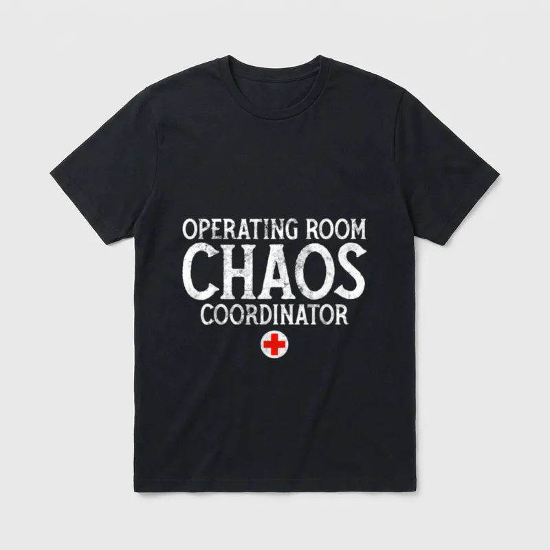 Operating Room Nurse Nursing Medical T-Shirt – Classic T-Shirt in Black