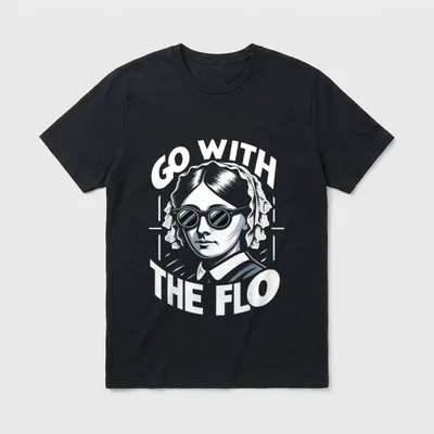 Florence Nightingale Funny Nurse History RN T-Shirt – Classic T-Shirt in Black