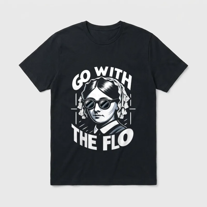 Florence Nightingale Funny Nurse History RN T-Shirt – Classic T-Shirt in Black