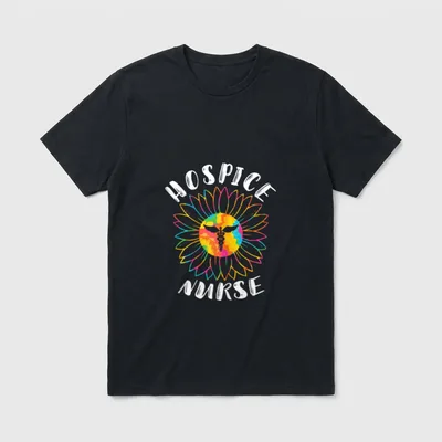 Hospice Nurse EMT Registered Nursing Medical T-Shirt – Classic T-Shirt in Black