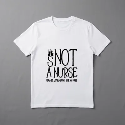 Snot a Nurse I Am Respiratory T-Shirt – Classic T-Shirt in Black