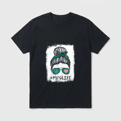 Mds Nursing Heartbeat Stethoscope Black Nurse T-Shirt – Classic T-Shirt in Black