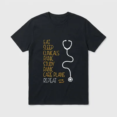Medical School Nursing Student Nurse Favorite T-Shirt – Classic T-Shirt in Black