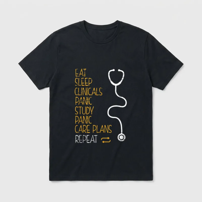 Medical School Nursing Student Nurse Favorite T-Shirt – Classic T-Shirt in Black