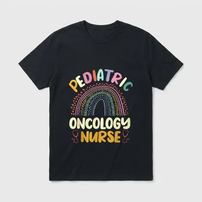 Pediatric Oncology Nurse Practitioner Nursing T-Shirt – Classic T-Shirt in Black