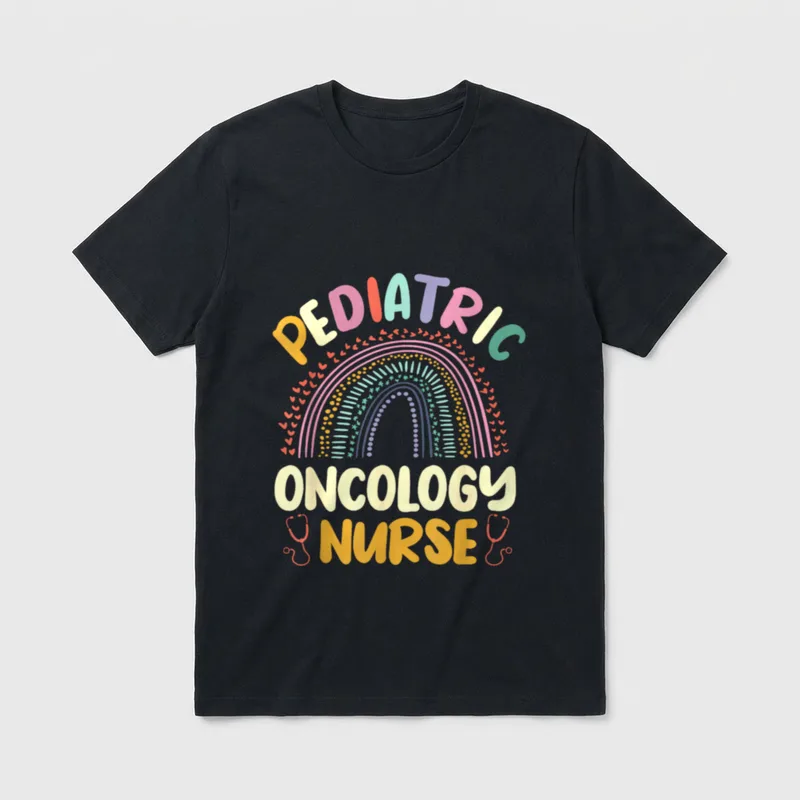 Pediatric Oncology Nurse Practitioner Nursing T-Shirt – Classic T-Shirt in Black