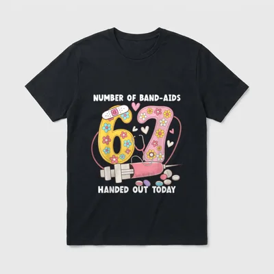 67 Nurse Meme Funny Six Seven T-Shirt – Classic T-Shirt in Black