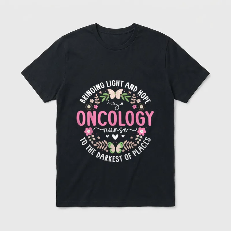 Oncology Nurse Appreciation Nursing T-Shirt – Classic T-Shirt in Black