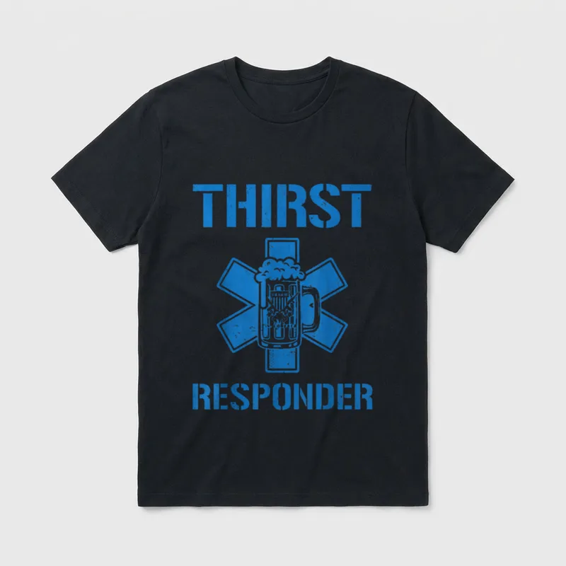 Thirst Response Responder Nurse Paramedic EMS T-Shirt – Classic T-Shirt in Black