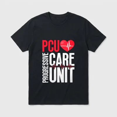 PCU Progressive Care Unit Nurse Nursing T-Shirt – Classic T-Shirt in Black