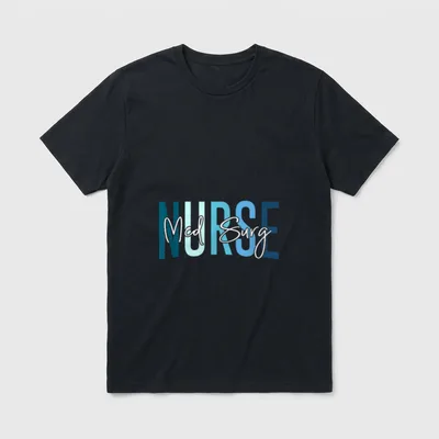 Med-Surg Nurse Medical Surgery Nursing Emergency T-Shirt – Classic T-Shirt in Black