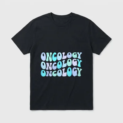 Oncology Groovy Nurse Appreciation Nursing T-Shirt – Classic T-Shirt in Black