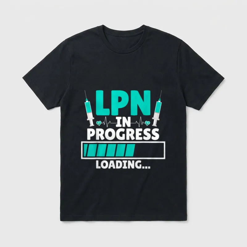 Future LPN Nurse Nursing Student T-Shirt – Classic T-Shirt in Black
