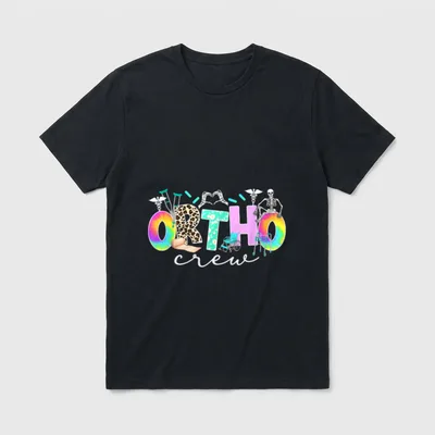 Ortho Crew Nurse Orthopedic Nursing Awesome T-Shirt – Classic T-Shirt in Black
