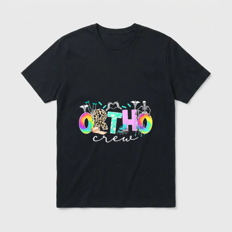 Ortho Crew Nurse Orthopedic Nursing Awesome T-Shirt – Classic T-Shirt in Black