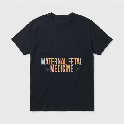 Maternal Fetal Medicine MFM Nurse Sonographer T-Shirt – Classic T-Shirt in Black