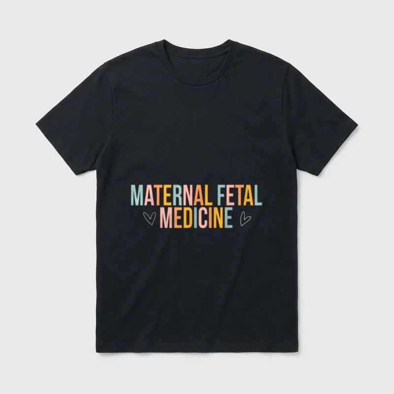 Maternal Fetal Medicine MFM Nurse Sonographer T-Shirt – Classic T-Shirt in Black