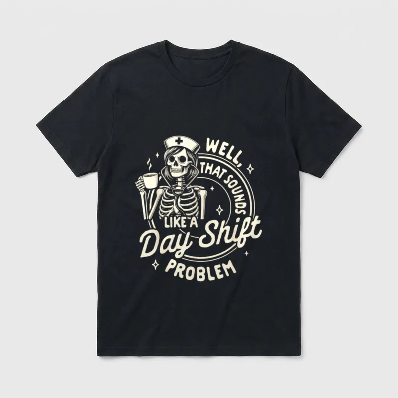 Nurse Life Nursing Well That Sounds T-Shirt – Classic T-Shirt in Black