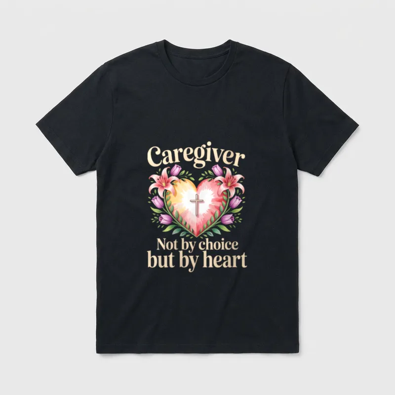Not Choice But Heart Proud Nurse T-Shirt – Classic T-Shirt in Black