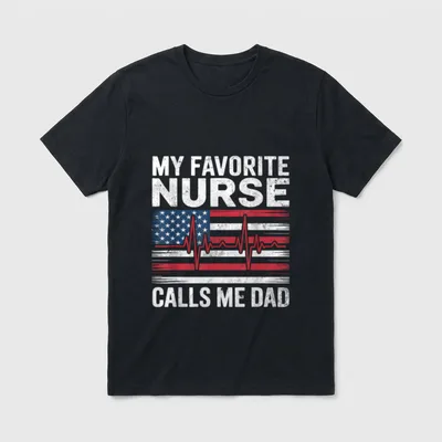 My Favorite Nurse Calls Me Show T-Shirt – Classic T-Shirt in Black