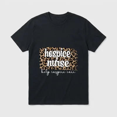 Hospice Nurse Appreciation Nursing T-Shirt – Classic T-Shirt in Black