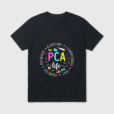 PCA Life Patient Care Assistant Nurse T-Shirt – Classic T-Shirt in Black