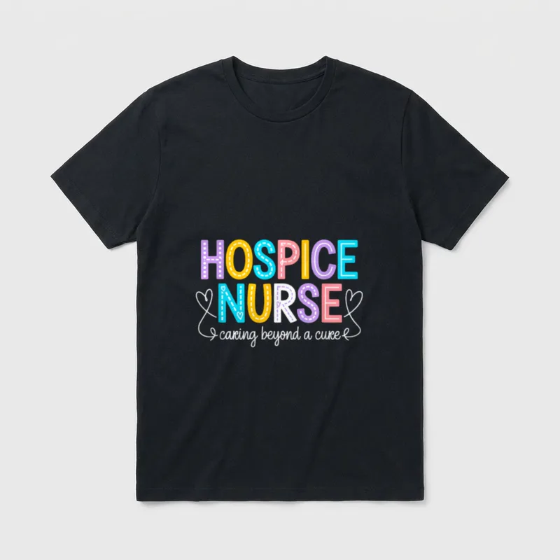 Hospice Nurse Doctor Graduation Medical Nursing T-Shirt – Classic T-Shirt in Black