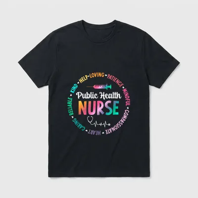 Public Health Nurse Appreciation Nursing T-Shirt – Classic T-Shirt in Black