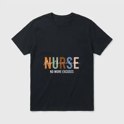 Stops the Violence Nurse Squad CNA T-Shirt – stop the violence NURSE NO MORE EXCUSES – Classic T-Shirt in Black