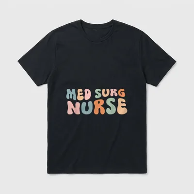 Med Surg Nurse Medical Surgical RN T-Shirt – Classic T-Shirt in Black