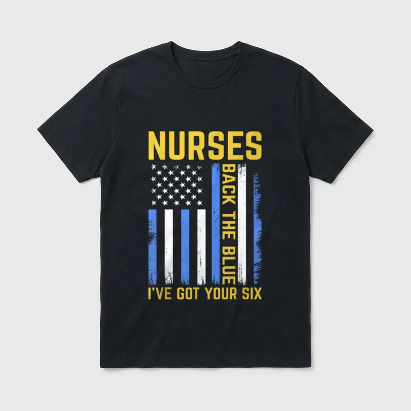 Nurses Back the Blue I've Got T-Shirt – Classic T-Shirt in Black