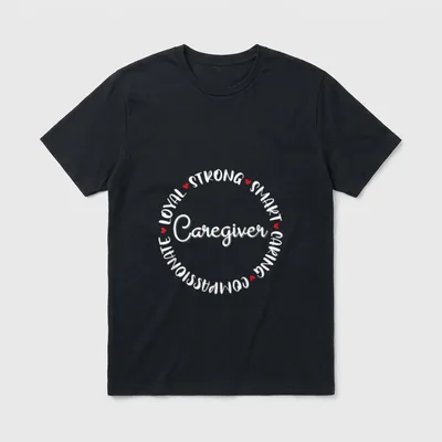Caregiver Nurses Nursing Graduation Medical Love T-Shirt – Classic T-Shirt in Black