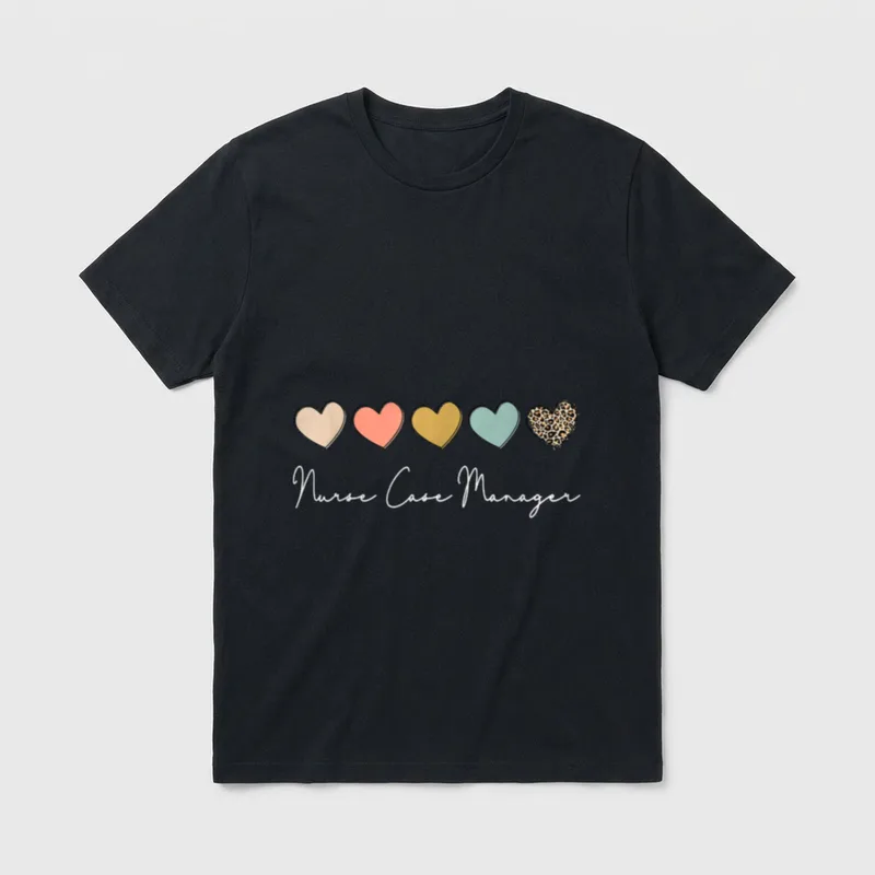 Nurse Case Manager Nursing Management Lightweight T-Shirt – Classic T-Shirt in Black