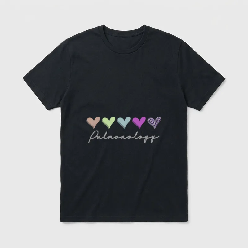 Pulmonary Nurse Pulmonology Medical Assistant T-Shirt – Classic T-Shirt in Black