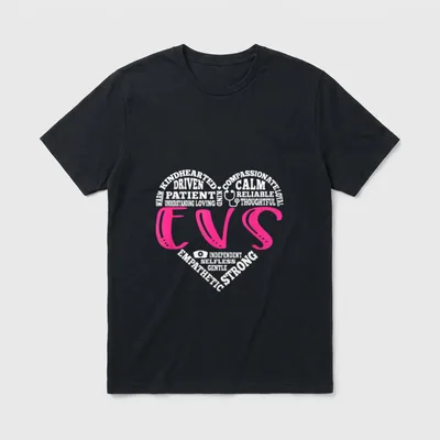 EVS Nurse Love Nursing Students CNA T-Shirt – Classic T-Shirt in Black