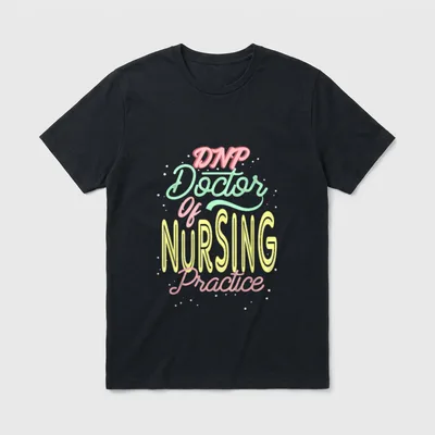 DNP Doctor of Nursing Practice Inspires T-Shirt – Classic T-Shirt in Black